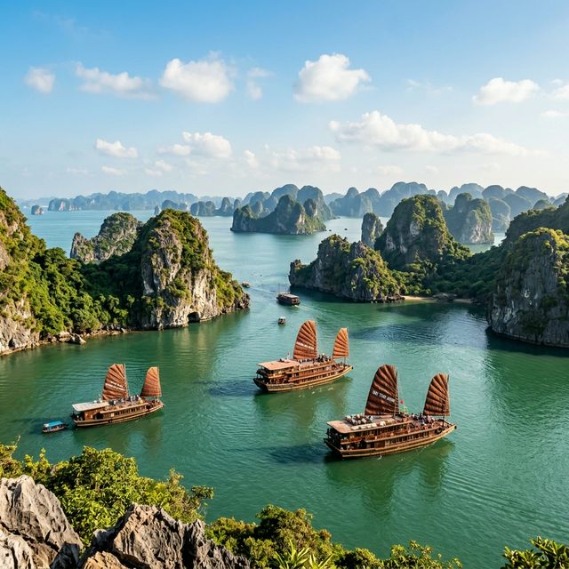 Vitenam(Hanoi NINH BINH Halong Bay Daily Cruise)
